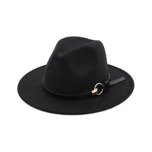 Sterling Simple Belt™ Flat Brim Wide Fabric Fedora Belt Band