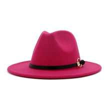 Sterling Simple Belt™ Flat Brim Wide Fabric Fedora Belt Band