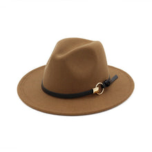 Sterling Simple Belt™ Flat Brim Wide Fabric Fedora Belt Band