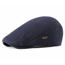 Sterling Houndstooth™ Cheesecutter Flat Wool Cap Curved Brim
