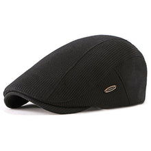 Sterling Houndstooth™ Cheesecutter Flat Wool Cap Curved Brim