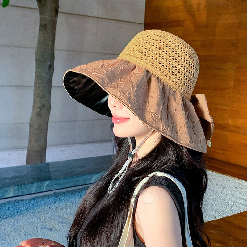 Sterling Foldable Sun Hat™ Wide Brim Fabric Travel Visor