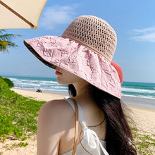 Sterling Foldable Sun Hat™ Wide Brim Fabric Travel Visor