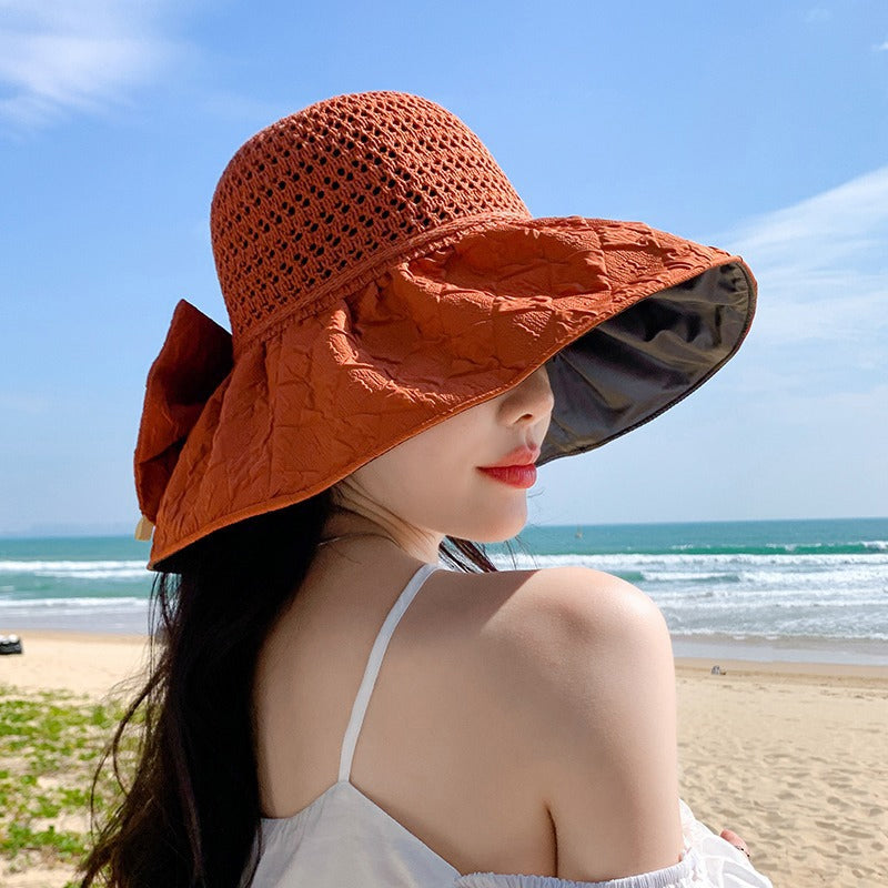 Sterling Foldable Sun Hat™ Wide Brim Fabric Travel Visor