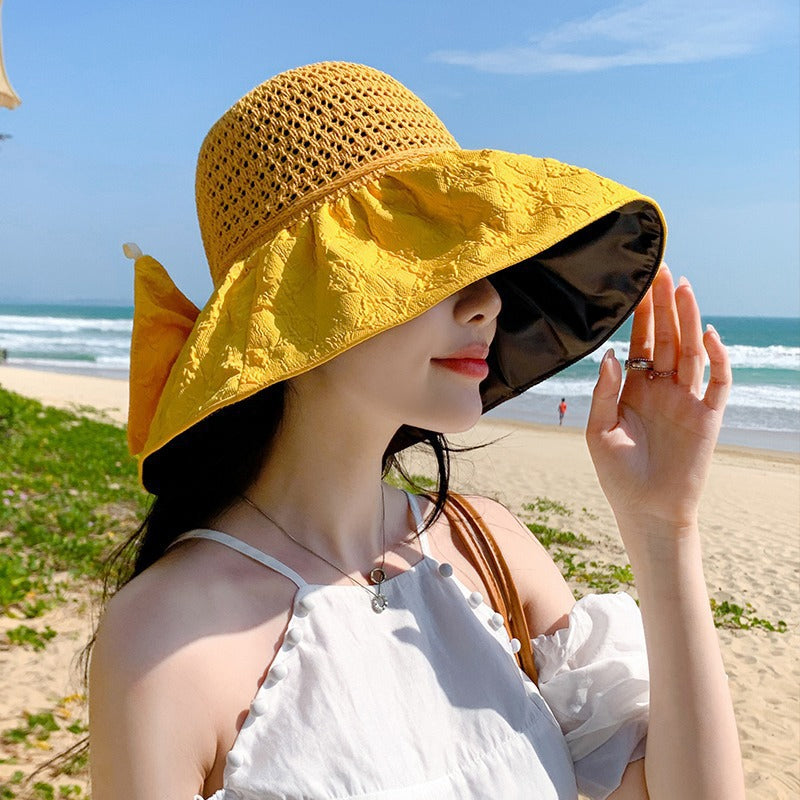 Sterling Foldable Sun Hat™ Wide Brim Fabric Travel Visor