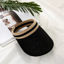 Sterling™ Monochrome Solid Color Wide Brim Straw Sun Hat