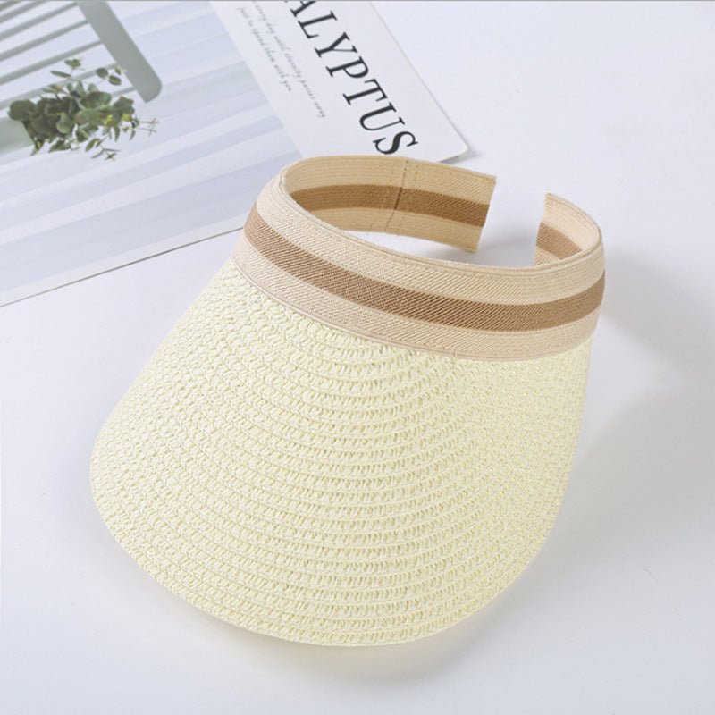 Sterling™ Monochrome Solid Color Wide Brim Straw Sun Hat