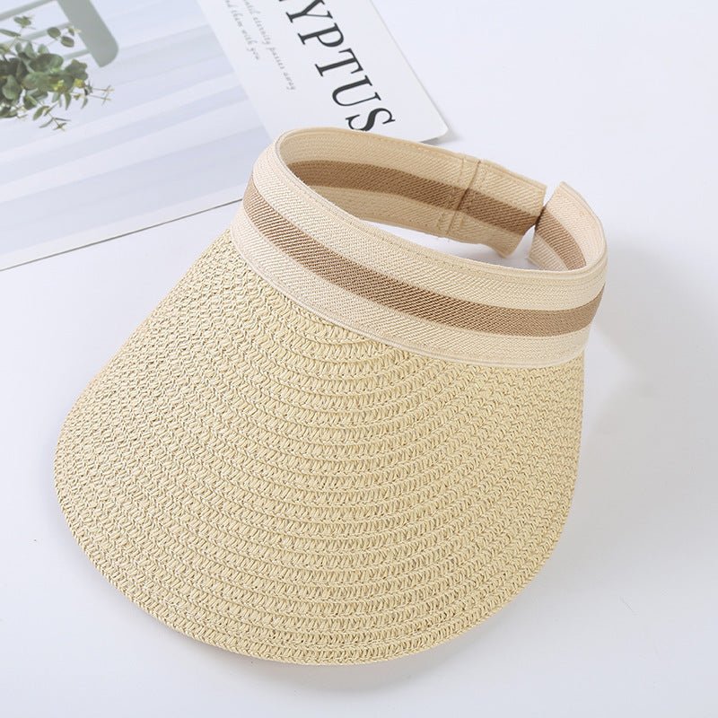 Sterling™ Monochrome Solid Color Wide Brim Straw Sun Hat
