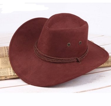 Sterling Summer Western™ Cowboy Hat Faux Velvet Wide Brim
