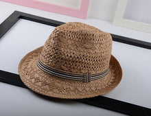 Sterling Urban Caps™ Flat Top Papyrus Straw Matching Set