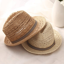 Sterling Urban Caps™ Flat Top Papyrus Straw Matching Set