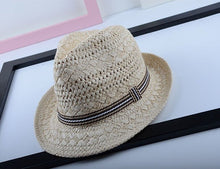 Sterling Urban Caps™ Flat Top Papyrus Straw Matching Set