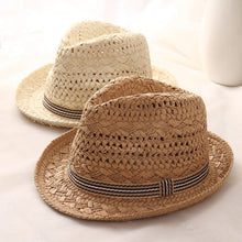 Sterling Urban Caps™ Flat Top Papyrus Straw Matching Set