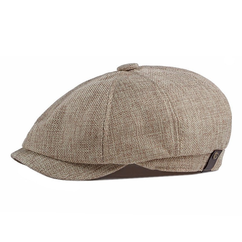 Sterling Linen Style™ Cheesecutter Flat Acrylic Short Brim Cap