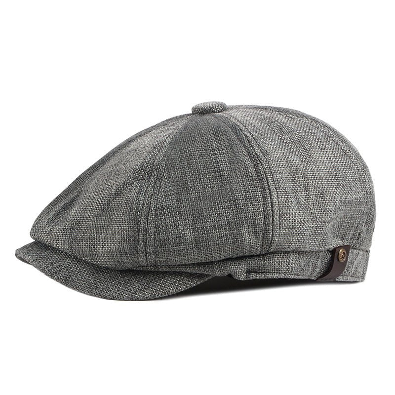 Sterling Linen Style™ Cheesecutter Flat Acrylic Short Brim Cap
