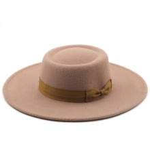 Sterling Top Hat™ Bowler Hat Wide Brim Felt Bow Accent