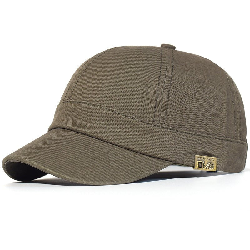 Sterling Vintage Short™ Brim Cotton Dad Cap Soft Curved Brim