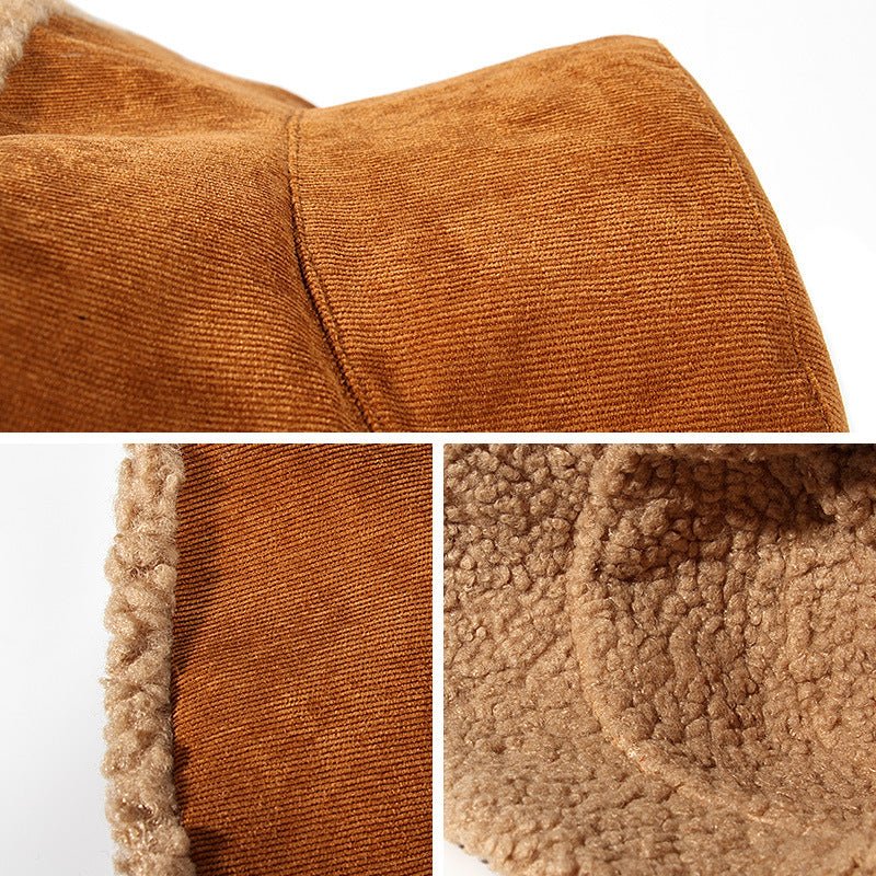Sterling Warm Thickened™ Sun Hat Summer Foldable Bucket Hat Corduroy