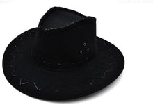 Sterling Western Cowboy Hat™ Wide Brim Denim Rope Detail