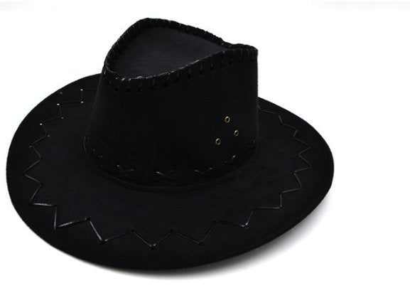 Sterling Western Cowboy Hat™ Wide Brim Denim Rope Detail