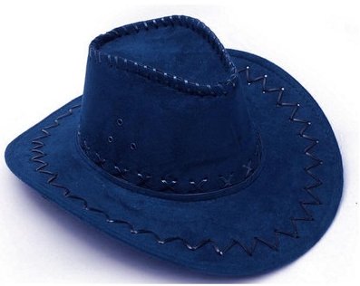 Sterling Western Cowboy Hat™ Wide Brim Denim Rope Detail