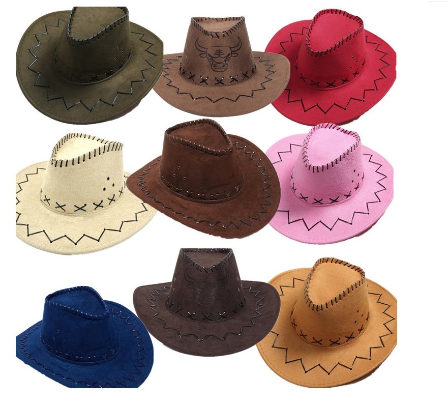 Sterling Western Cowboy Hat™ Wide Brim Denim Rope Detail