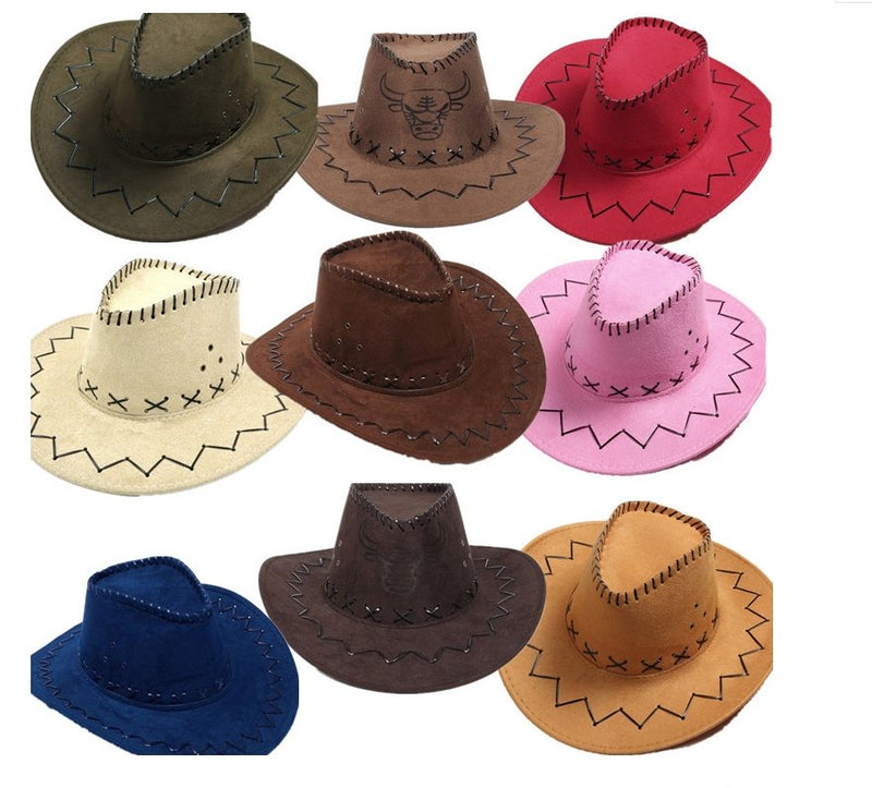 Sterling Western Cowboy Hat™ Wide Brim Denim Rope Detail