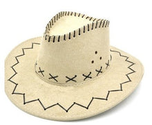 Sterling Western Cowboy Hat™ Wide Brim Denim Rope Detail