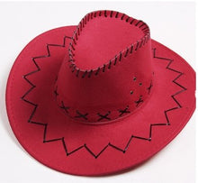 Sterling Western Cowboy Hat™ Wide Brim Denim Rope Detail