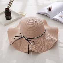 Sterling Wide Brim™ Straw Sun Hat Woven Bow Detail