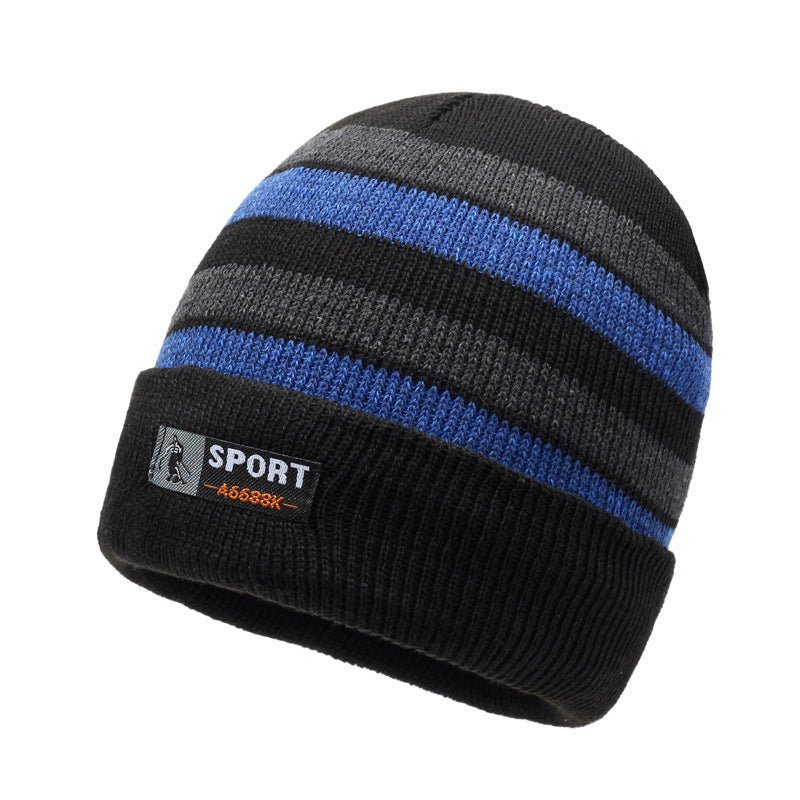 Sterling Striped Beanie™ Ear Cover Soft Knit Fit