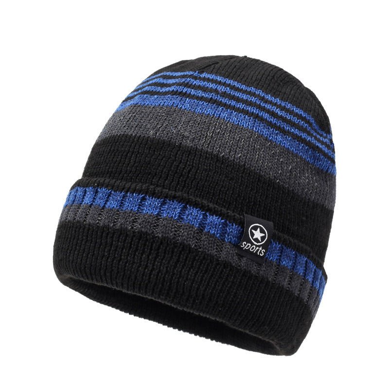 Sterling Striped Beanie™ Ear Cover Soft Knit Fit