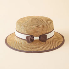 Sterling Women's Sun Protection Bowler Hat™ Straw Bow Detail