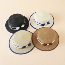Sterling Women's Sun Protection Bowler Hat™ Straw Bow Detail