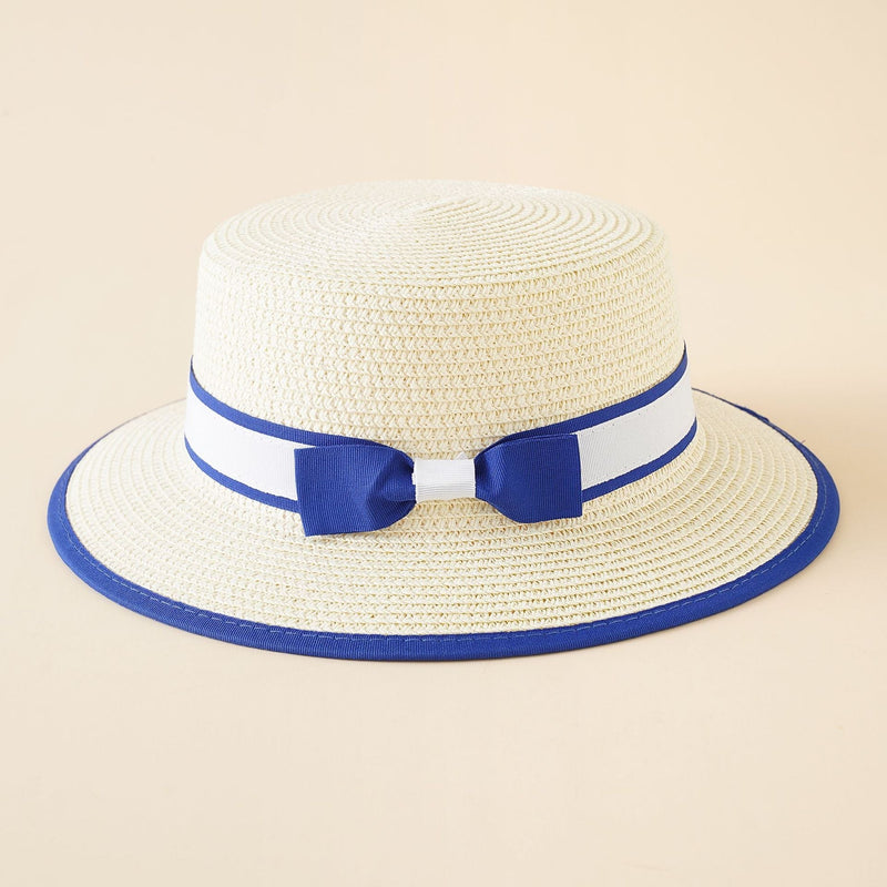 Sterling Women's Sun Protection Bowler Hat™ Straw Bow Detail