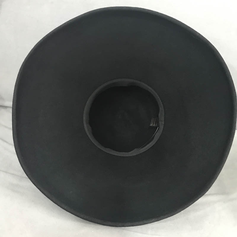 Sterling Woolenny Big™ Brim Bowler Hat Wool Felt Bow Detail