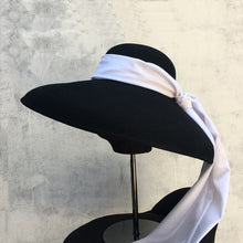 Sterling Woolenny Big™ Brim Bowler Hat Wool Felt Bow Detail