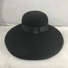 Sterling Woolenny Big™ Brim Bowler Hat Wool Felt Bow Detail