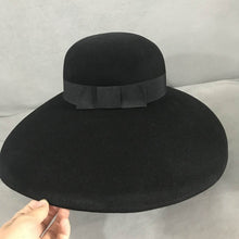 Sterling Woolenny Big™ Brim Bowler Hat Wool Felt Bow Detail
